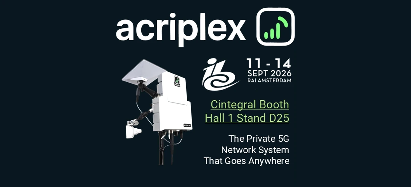 See the portable Private 5G Network at IBC 2026